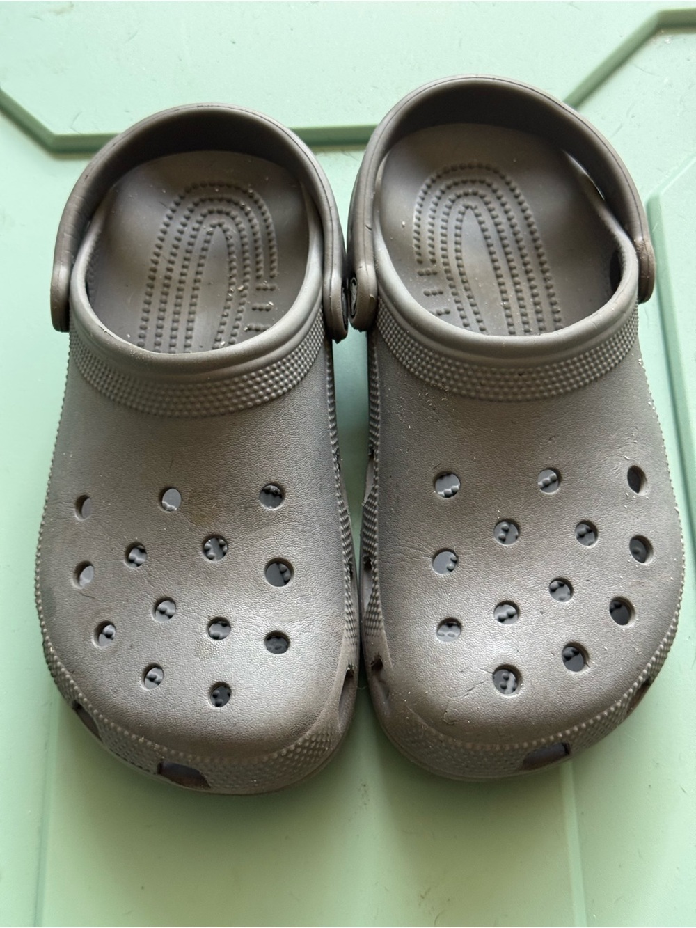 CROCS Classic Clog in Dark Gray - Slip-On Comfort